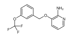 3-[[3-(trifluoromethoxy)phenyl]methoxy]pyridin-2-amine结构式