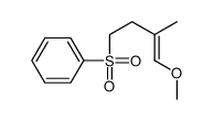 (4-methoxy-3-methylbut-3-enyl)sulfonylbenzene结构式