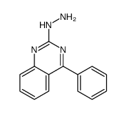 (4-phenylquinazolin-2-yl)hydrazine Structure