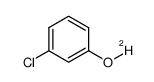 3-chloro-O-deuterio-phenol Structure