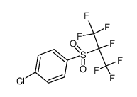 p-Chlorphenyl-perfluor-isopropylsulfon Structure