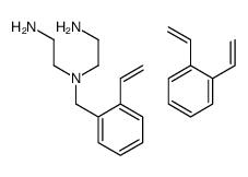 N'-(2-aminoethyl)-N'-[(2-ethenylphenyl)methyl]ethane-1,2-diamine,1,2-bis(ethenyl)benzene Structure