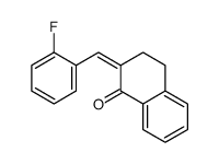 2-[(2-fluorophenyl)methylidene]-3,4-dihydronaphthalen-1-one结构式