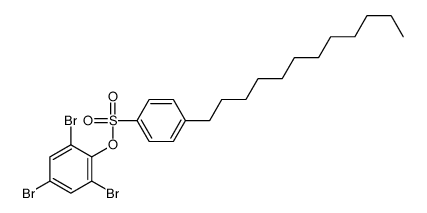 (2,4,6-tribromophenyl) 4-dodecylbenzenesulfonate Structure