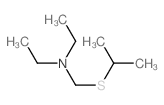 N-ethyl-N-(propan-2-ylsulfanylmethyl)ethanamine结构式