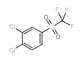 1,2-DICHLORO-4-TRIFLUOROMETHANSULFONYLBENZENE Structure