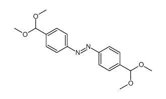 bis[4-(dimethoxymethyl)phenyl]diazene结构式