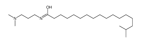 N-[3-(dimethylamino)propyl]isooctadecan-1-amide structure