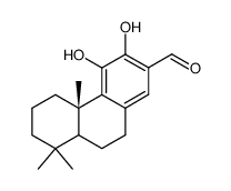 (4bS,8aS)-4b,5,6,7,8,8a,9,10-Octahydro-1,4-dihydroxy-4b,8,8-trimethyl-2-phenanthrenecarbaldehyde结构式