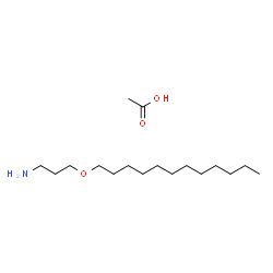 3-(dodecyloxy)propylammonium acetate Structure