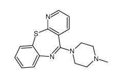 5-(4-methylpiperazin-1-yl)pyrido[2,3-b][1,5]benzothiazepine结构式