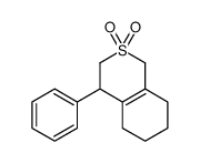 4-phenyl-3,4,5,6,7,8-hexahydro-1H-isothiochromene 2,2-dioxide结构式