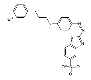 sodium 2-[[4-(benzylethylamino)phenyl]azo]benzothiazole-5-sulphonate picture