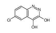 6-Chlor-3,4-dihydroxy-cinnolin Structure
