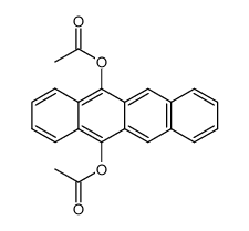 tetracene-5,12-diyl diacetate Structure