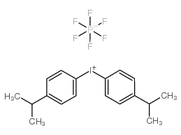 bis(4-propan-2-ylphenyl)iodanium,hexafluorophosphate Structure
