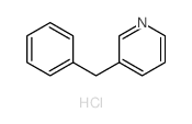 pyridine, 3-(phenylmethyl)- Structure
