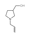 (1-prop-2-enylpyrrolidin-3-yl)methanol structure