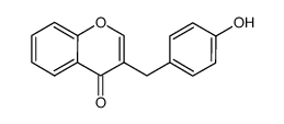 3-(4-hydroxybenzyl)-4H-chromen-4-one结构式