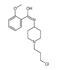 N-[1-(3-chloropropyl)piperidin-4-yl]-2-methoxybenzamide结构式