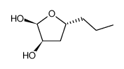 2,3-Furandiol, tetrahydro-5-propyl-, (2S,3R,5R)- (9CI) structure