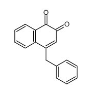 4-benzyl-1,2-naphthoquinone结构式
