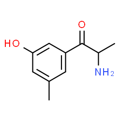 1-Propanone,2-amino-1-(3-hydroxy-5-methylphenyl)- Structure