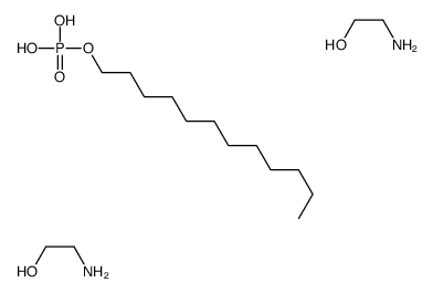 2-aminoethanol,dodecyl dihydrogen phosphate结构式