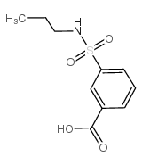 3-丙基磺酰基苯甲酸结构式