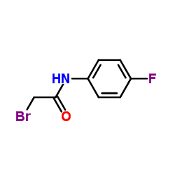 2-Bromo-N-(4-fluorophenyl)acetamide Structure