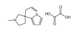 Allyl-3 N-methyl (thienyl-2)-3 pyrrolidine oxalate [French] structure