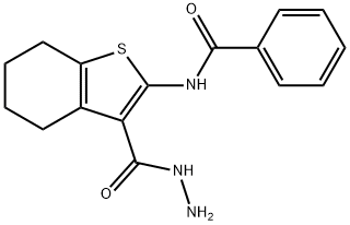 N-[3-(hydrazinylcarbonyl)-4,5,6,7-tetrahydro-1-benzothiophen-2-yl]benzamide picture