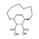 bicyclo[8.2.2]tetradec-11-ene-13,14-dicarboxylic acid Structure