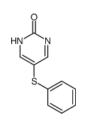 5-phenylthio-2(1H)-pyrimidinone Structure