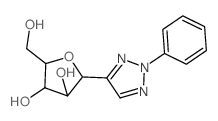 2-(hydroxymethyl)-5-(2-phenyltriazol-4-yl)oxolane-3,4-diol picture