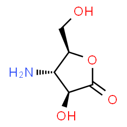 D-Arabinonic acid, 3-amino-3-deoxy-, gamma-lactone (9CI) structure