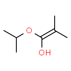 1-Propen-1-ol,2-methyl-1-(1-methylethoxy)- structure