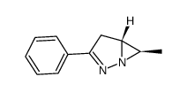 exo-3-phenyl-6-methyl-1,2-diazabicyclo[3.1.0]hex-2-ene Structure