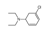 5-chloro-N,N-diethylcyclohexa-2,4-dien-1-amine结构式