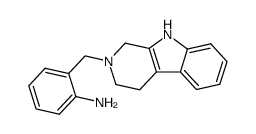 2-(2-Aminobenzyl)-1,2,3,4-tetrahydro-β-carbolin Structure
