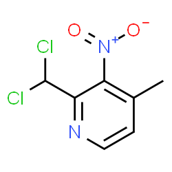 Pyridine, 2-(dichloromethyl)-4-methyl-3-nitro- (9CI) picture