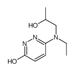 3-[ethyl(2-hydroxypropyl)amino]-1H-pyridazin-6-one Structure