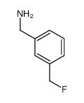 [3-(fluoromethyl)phenyl]methanamine Structure