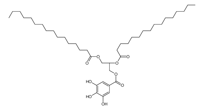 1,2-dipalmitoyl-sn-glycero-3-galloyl Structure