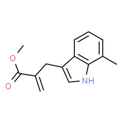 1H-Indole-3-propanoicacid,7-methyl-alpha-methylene-,methylester(9CI) picture