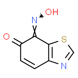 6,7-Benzothiazoledione,7-oxime(9CI) structure