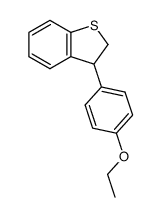 3-(4-ethoxyphenyl)-2,3-dihydrobenzo[b]thiophene Structure