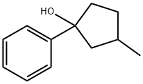 3-甲基-1-苯基环戊-1-醇结构式