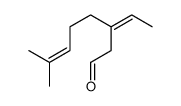 3-ethylidene-7-methyloct-6-enal Structure