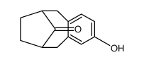 5-Hydroxytricyclo[8.2.1.03,8]trideca-3,5,7-trien-13-one Structure